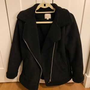 Loft black coat